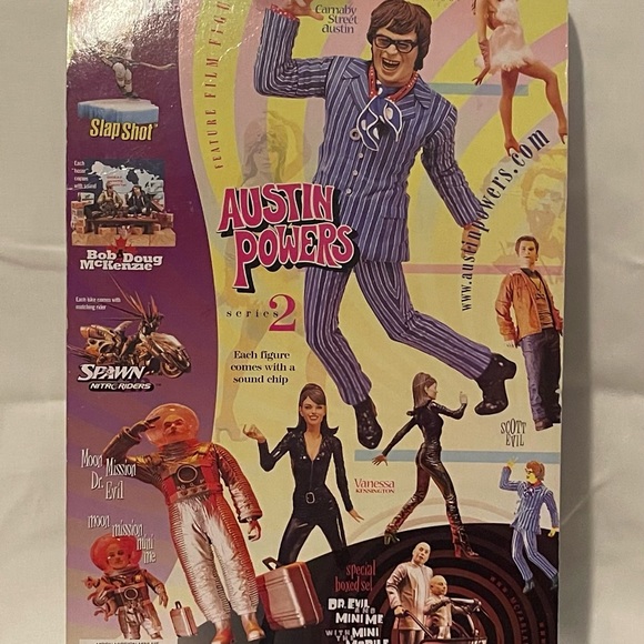 Austin Powers Mini Me Moon Mission Action Figure McFarlane Toys 1999 Vtg NIP - Picture 2 of 3